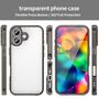 F�r Apple iPhone 17 TPU Hybrid PC Schutz H�lle Airbag Ecken Schwarz