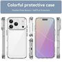 F�r Apple iPhone 17 Pro Colorful TPU / Acryl Schutz H�lle Transparent