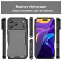F�r Apple iPhone 17 Pro Max Armor Kunststoff Hybrid TPU H�lle Schwarz