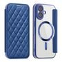 Fr Apple iPhone 17 Magsafe RFID Schutz 360 Kunstleder Hlle D- Blau