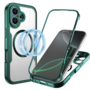 F�r Apple iPhone 17 MagSafe Ring Full Body 360 Grad TPU H�lle Gr�n
