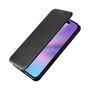 Fr Apple iPhone 17 Carbon Faser Textur Flip Schutz Hlle Schwarz