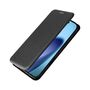 F�r Apple iPhone 17 Air Carbon Faser Textur Flip Schutz H�lle Schwarz