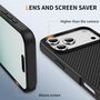 F�r Apple iPhone 17 Pro MagSafe Carbon Design Skin Feel H�lle Schwarz
