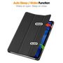 F�r Xiaomi Redmi Pad 2 4G 11 2025 3folt Wake UP Smart Tasche Schwarz