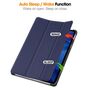 F�r Xiaomi Redmi Pad 2 4G 11 Zoll 2025 3folt Wake UP Tasche D- Blau