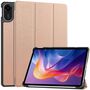 F�r Xiaomi Redmi Pad 2 4G 11 Zoll 2025 3folt Wake UP Tasche Rose Gold