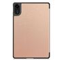 F�r Xiaomi Redmi Pad 2 4G 11 Zoll 2025 3folt Wake UP Tasche Rose Gold