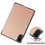 F�r Xiaomi Redmi Pad 2 4G 11 Zoll 2025 3folt Wake UP Tasche Rose Gold