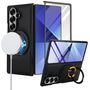 F�r Samsung Galaxy Z Fold7 MagSafe integriertes Glas H�lle Schwarz