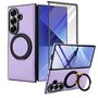F�r Samsung Galaxy Z Fold7 MagSafe integriertes Glas H�lle Hell-Lila