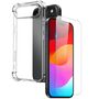 F�r Apple iPhone 17 Air Schock TPU Silikon Schutz H�lle + 9H Hart Glas