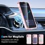 F�r Apple iPhone 17 Skin Feel MagSafe Ring Halter 360 Grad H�lle Rosa