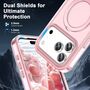 F�r Apple iPhone 17 Pro Max Skin Feel MagSafe Ringhalter H�lle Rosa