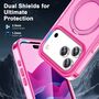 F�r Apple iPhone 17 Pro Max Skin Feel MagSafe Ringhalter H�lle Pink