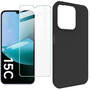 H�lle f�r Xiaomi Redmi 15C 5G / 4G Handy Silikon Tasche TPU 9H Hart Glas AUSWAHL