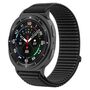 F�r Samsung Galaxy Watch 8 / 8 Classic Klettverschluss Band Schwarz
