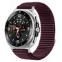 F�r Samsung Galaxy Watch 8 / 8 Classic Klettverschluss Armband Weinrot