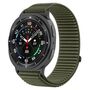 F�r Samsung Galaxy Watch 8 / 8 Classic Nylon Klettverschluss Metall Armband