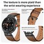 F�r Samsung Galaxy Watch 8 / 8 Classic Leder Armband Metall Connector