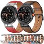 F�r Samsung Galaxy Watch 8 / 8 Classic Leder Design Armband mit Metall Connector