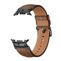 F�r Samsung Galaxy Watch 8 / 8 Classic Leder Design Armband mit Metall Connector