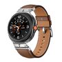 F�r Samsung Galaxy Watch 8 / 8 Classic Leder Design Armband mit Metall Connector