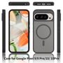 F�r Google Pixel 10 / 10 Pro Skin Feel MagSafe Hybrid H�lle Schwarz