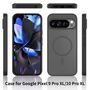 F�r Google Pixel 10 Pro XL Skin Feel MagSafe TPU Hybrid H�lle Schwarz