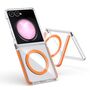 F�r Samsung Galaxy Z Flip7 Dual Color Hybrid TPU MagSafe H�lle Orange