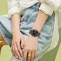 F�r Samsung Galaxy Watch 8 / 8 Classic Nylon Armband Klettverschluss