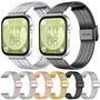 F�r Huawei Watch Fit 4 Pro / Fit 4 / Fit 3 Seven Beads Design Edelstahl Armband