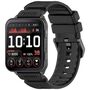 F�r Garmin Venu X1 xDfind Armor Robustes Silikon Watch Armband Schwarz