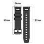 F�r Garmin Venu X1 xDfind Armor Robustes Silikon Watch Armband Schwarz