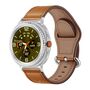 F�r Samsung Galaxy Watch 8 / 8 Classic Echt Leder Design Armband Braun