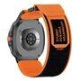 F�r Samsung Galaxy Watch 8 / 8 Classic Armband Klettverschluss Orange