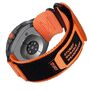 F�r Samsung Galaxy Watch 8 / 8 Classic Armband Klettverschluss Orange