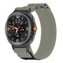 F�r Samsung Galaxy Watch 8 / 8 Classic Armband Klettverschluss Grau