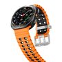 F�r Samsung Galaxy Watch Ultra / Ultra 2025 Two Color Silikon Armband