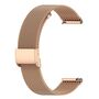 F�r Samsung Galaxy Watch 8 / Classic Edelstahl Mesh Armband Rose Gold