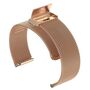 F�r Samsung Galaxy Watch 8 / Classic Edelstahl Mesh Armband Rose Gold
