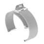 F�r Samsung Galaxy Watch 8 / 8 Classic Edelstahl Mesh Armband Silber