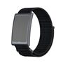 F�r Amazfit Helio Strap Nylon Desing Armband Klettverschluss Schwarz