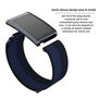 F�r Amazfit Helio Strap Nylon Desing Armband Klettverschluss Schwarz