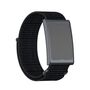 F�r Amazfit Helio Strap Nylon Desing Armband Klettverschluss Schwarz