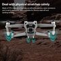 F�r DJI Mavic Air 2S Landebeinschutz Staubschutzkappen Grau