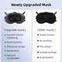 F�r DJI FPV Goggles V2 Silikon Eyecups Augenschutz Dunkelgrau