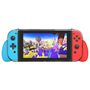 Nintendo Switch 2 Crystal Case mit 3 Griffgr��en Transparent Rot Blau
