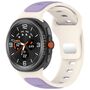 Silikon Dual Color Armband f�r Samsung Galaxy Watch 8 / 8 Classic
