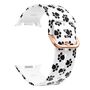 Silikon Motiv Design Armband f�r Samsung Galaxy Watch 8 / 8 Classic